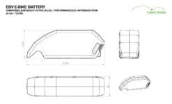E-Bike Vision - EBV Batterie De Cadre Compatible Bosch Active (Plus) / Performance (CX) 36 V -Magasin De Vélos e bike vision batterie de cadre compatible bosch active performance 2 3840x2160