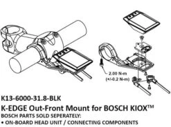 K-Edge - Support Out-Front Pour écran Bosch Kiox -Magasin De Vélos k edge support out front ecran bosch kiox 3 3840x2160